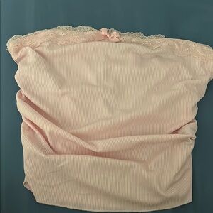 pink tube top